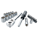 Juego de 24 piezas crique Craftsman, accesorios y tubos 3/8" - Sistema MM