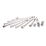 Juego de 21 piezas Craftsman de 1/4", 3/8" y 1/2" adaptadores extensiones y junta universal