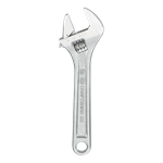 Llave ajustable Craftsman de acero cromada 6"
