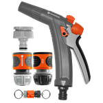 Set inicial Gardena 1/2" pistola y llavero OGS