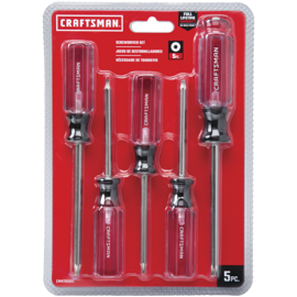 Juego de 5 destornilladores Craftsman acetato Torx