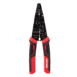 Pinza profesional Craftsman bi material pelacables 8"