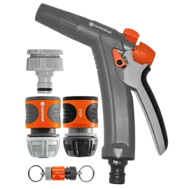 Set inicial Gardena 1/2" pistola y llavero OGS