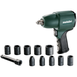 Llave de impacto neumática Metabo DSSW 360 Set