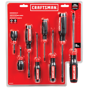 Juego de 8 destornilladores Craftsman combinados bi-material