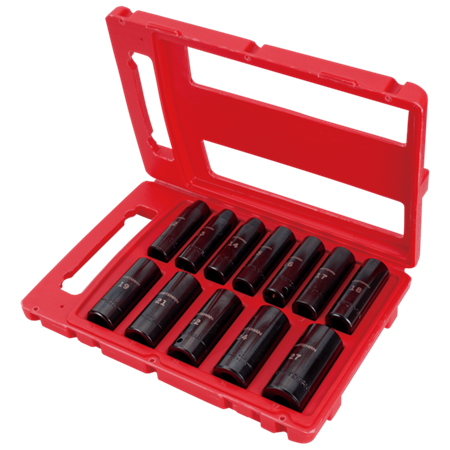 Set Maletín Craftsman 12 Tubos largos de Impacto métrico de 1/2"