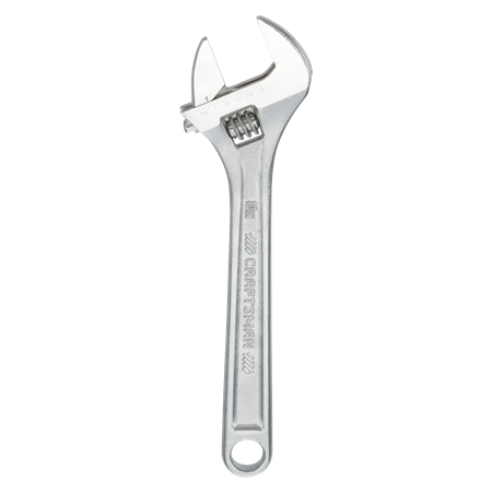 Llave ajustable Craftsman de acero cromada 10"