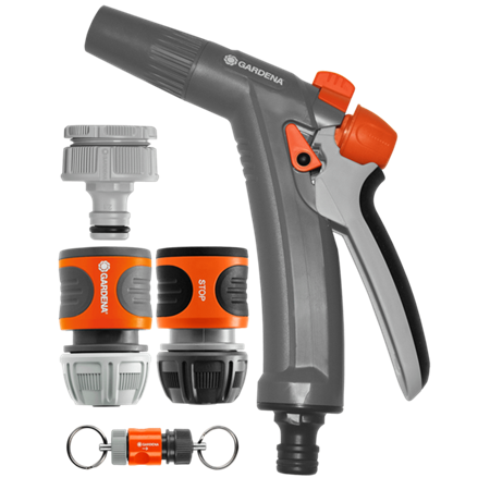 Set inicial Gardena 1/2" pistola y llavero OGS