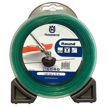 Rollo de Tanza Husqvarna Redonda 1,6mm/15m